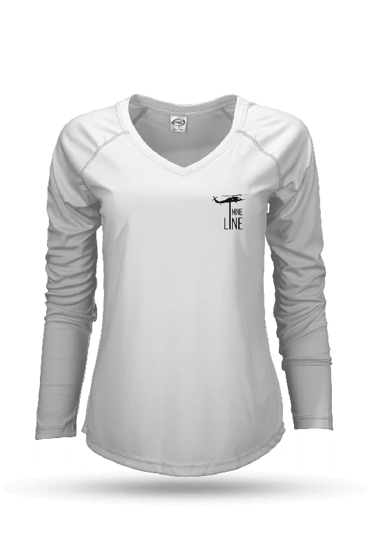 Dropline Logo - Women's Moisture Wicking T-Shirt