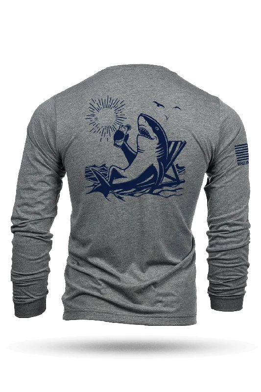 Beach Shark - Long Sleeve T-Shirt