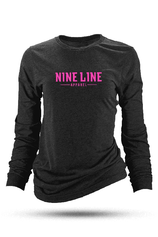 NLA Basic Pink Logo - Long-Sleeve Shirt