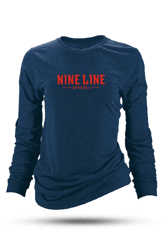 NLA Basic Red Logo - Long-Sleeve Shirt