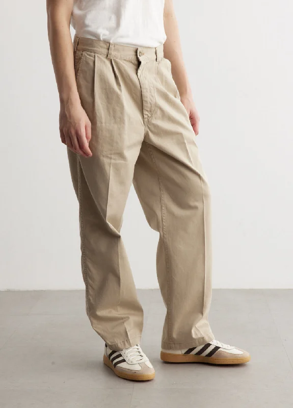 Two Tuck Wide Trousers