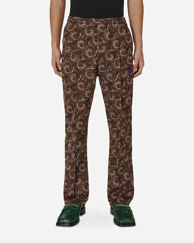 Needles Jacquard Pants Dark Brown