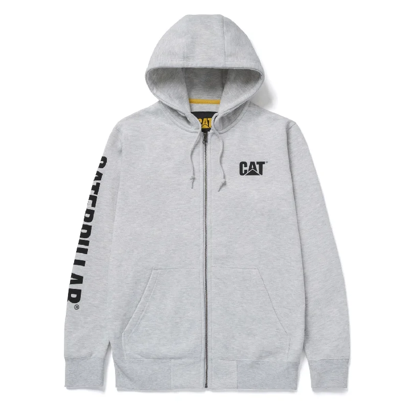 CAT Men's Full Zip Hooded Sweatshirt