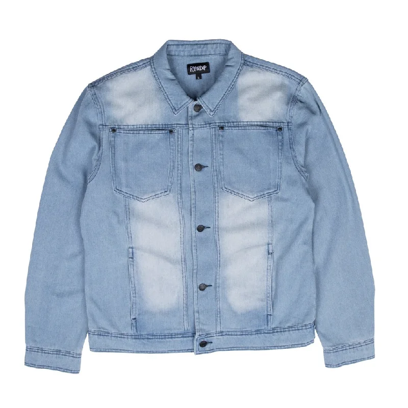 Eat Me Denim Jacket (Blue)