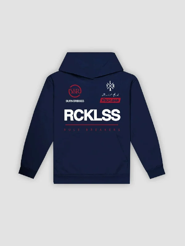 Fast Track Hoodie - Navy