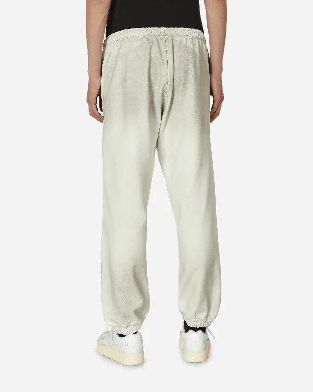 Washed Terry Sweatpants White