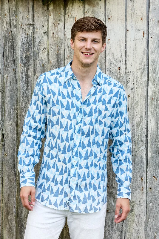 Jeremy Linen Shirt - Opti Blue Regatta