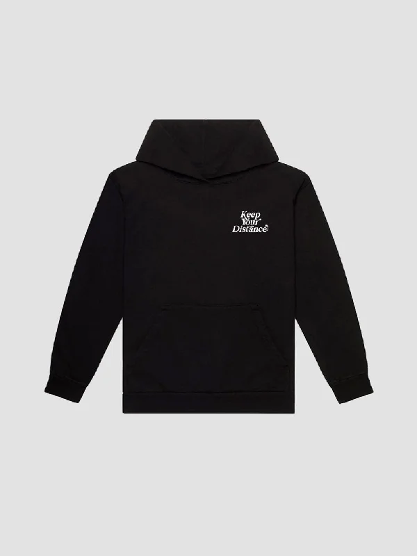 Keep Your Distance Hoodie - Black