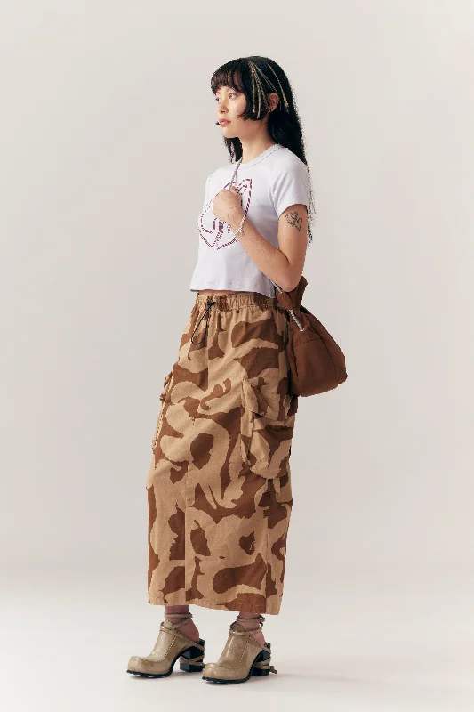 LONG CARGO SKIRT