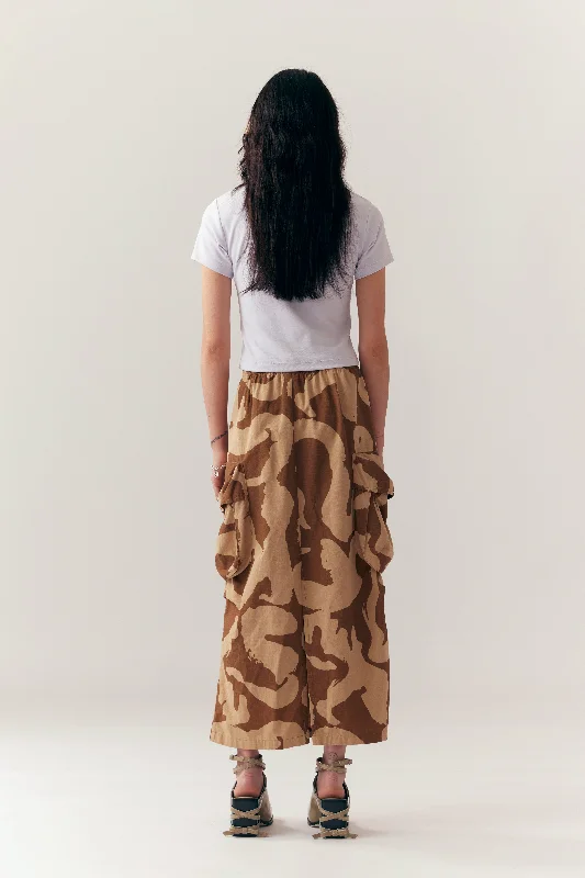 LONG CARGO SKIRT