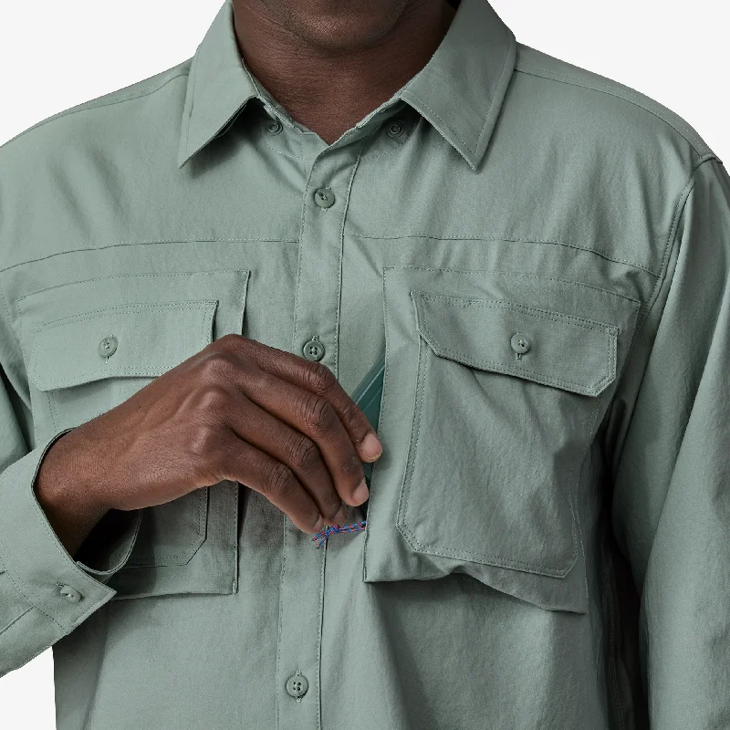 Men's Long-Sleeved Self-Guided Sun Shirt