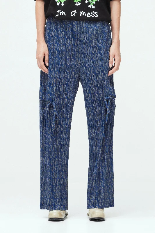 MONOGRAM PLEATED PANTS