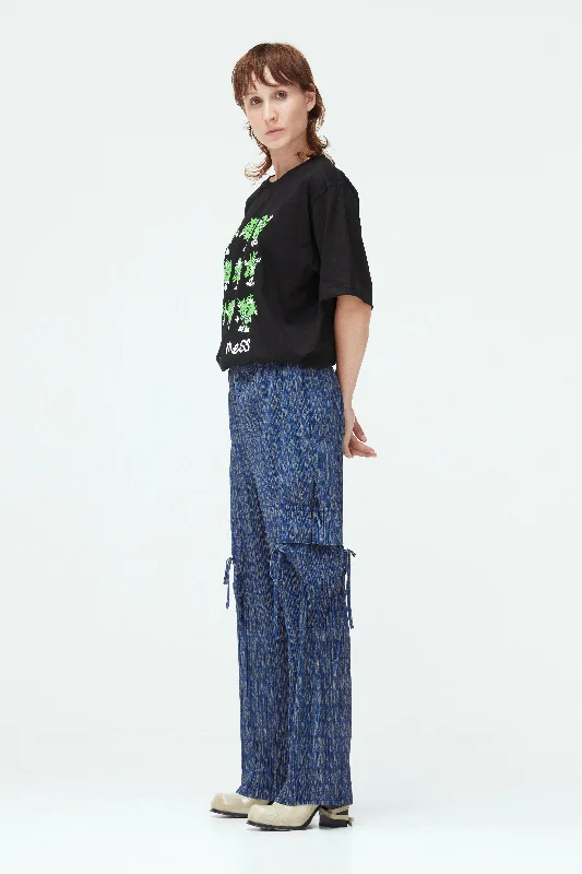 MONOGRAM PLEATED PANTS