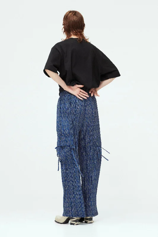 MONOGRAM PLEATED PANTS