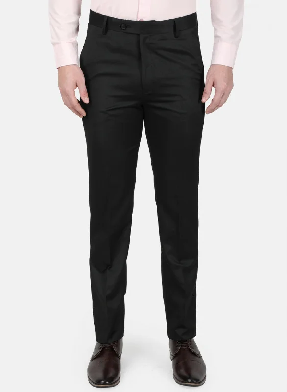 Mens Black Smart Trouser