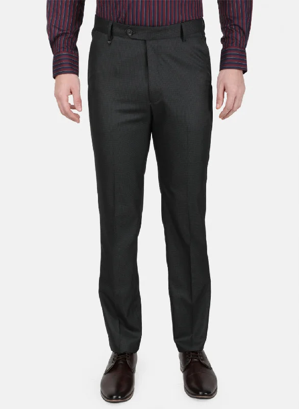 Mens Dark Grey Smart Trouser