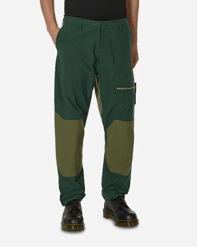 Moving Diagonal Pants Green / Olive