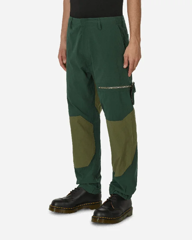 Moving Diagonal Pants Green / Olive