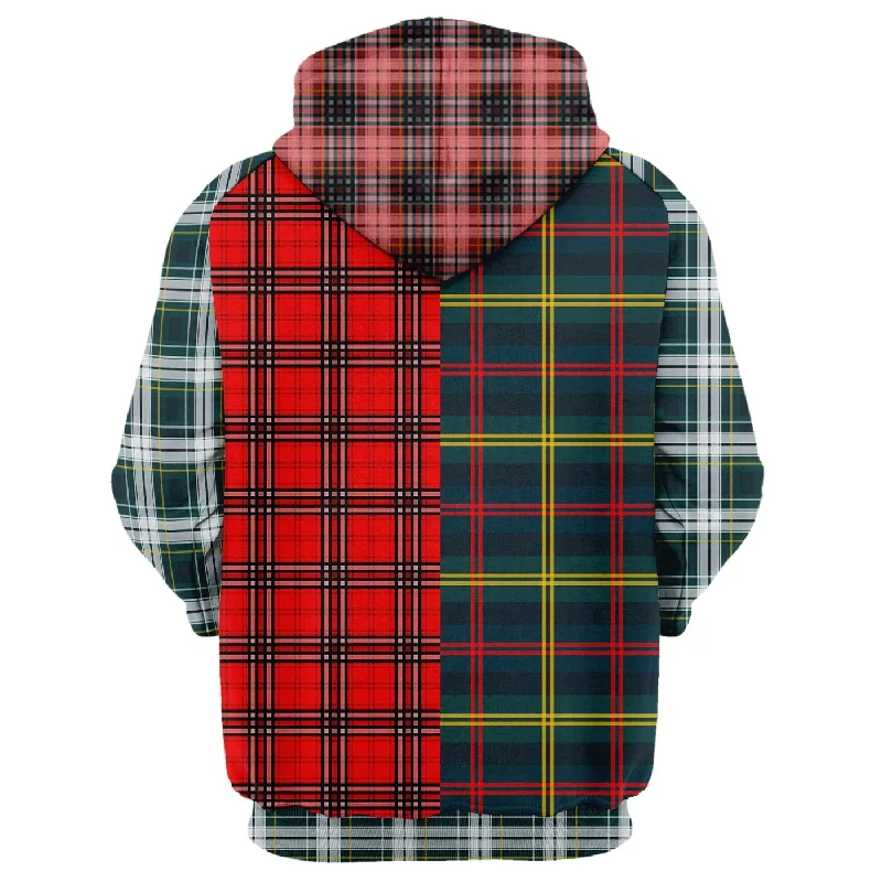 Plaid Combined Hoodie