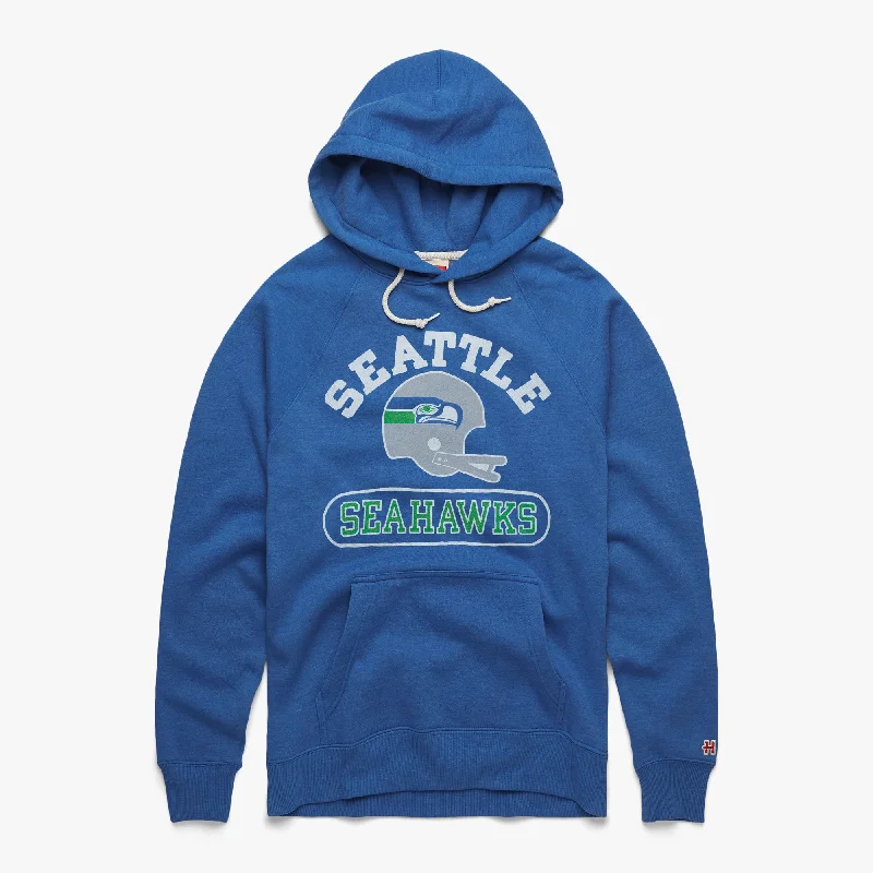 Seattle Seahawks Throwback Helmet Hoodie