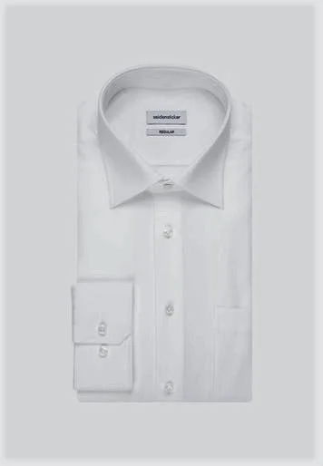 Seidensticker Single Cuff White Regular Fit Shirt