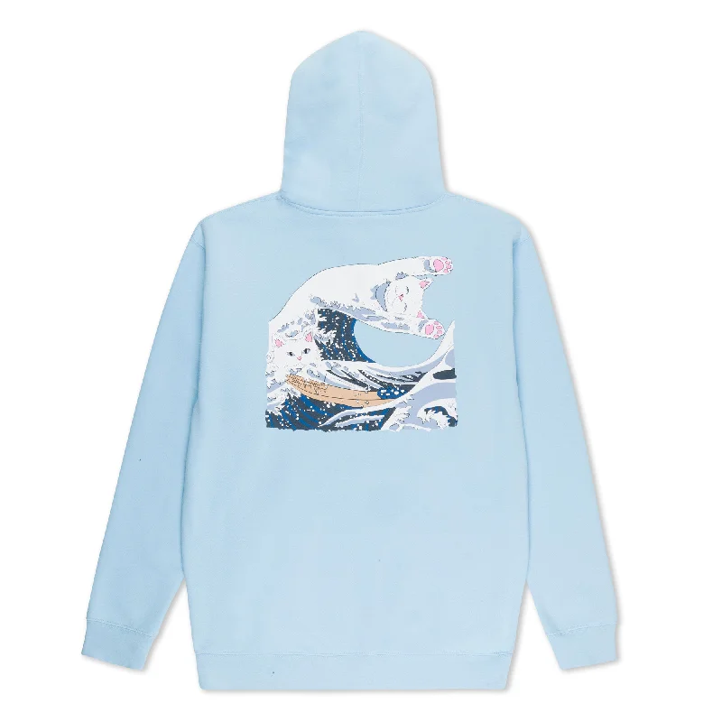 The Great Wave Of Nerm Hoodie (Powder Blue)