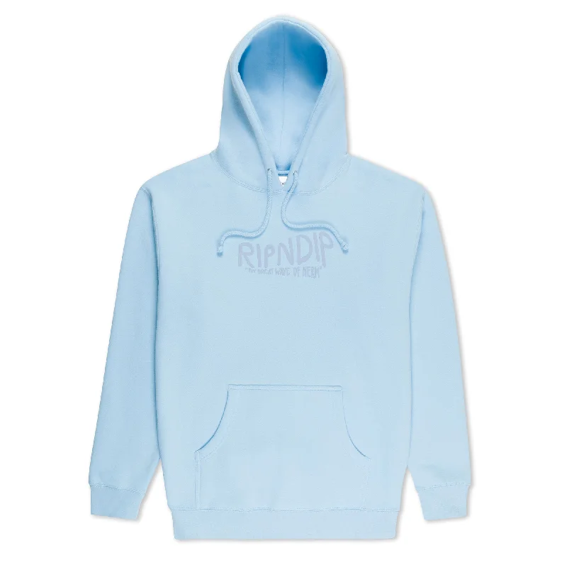 The Great Wave Of Nerm Hoodie (Powder Blue)