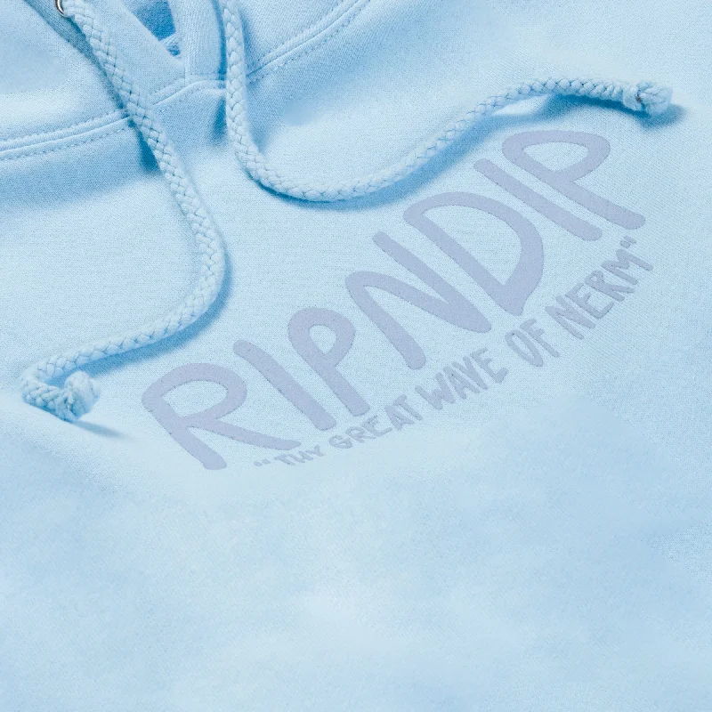 The Great Wave Of Nerm Hoodie (Powder Blue)