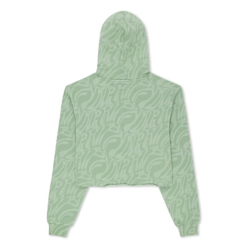 Wilshire Cropped Hoodie (Pine)