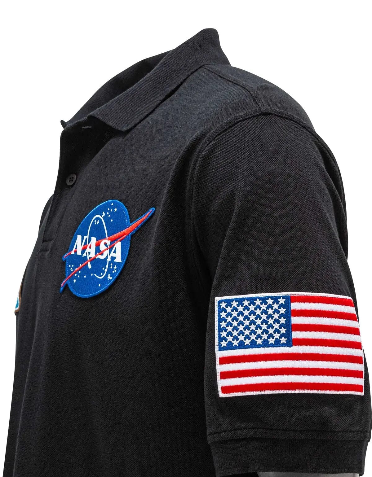 Balenciaga Black NASA Polo T-Shirt