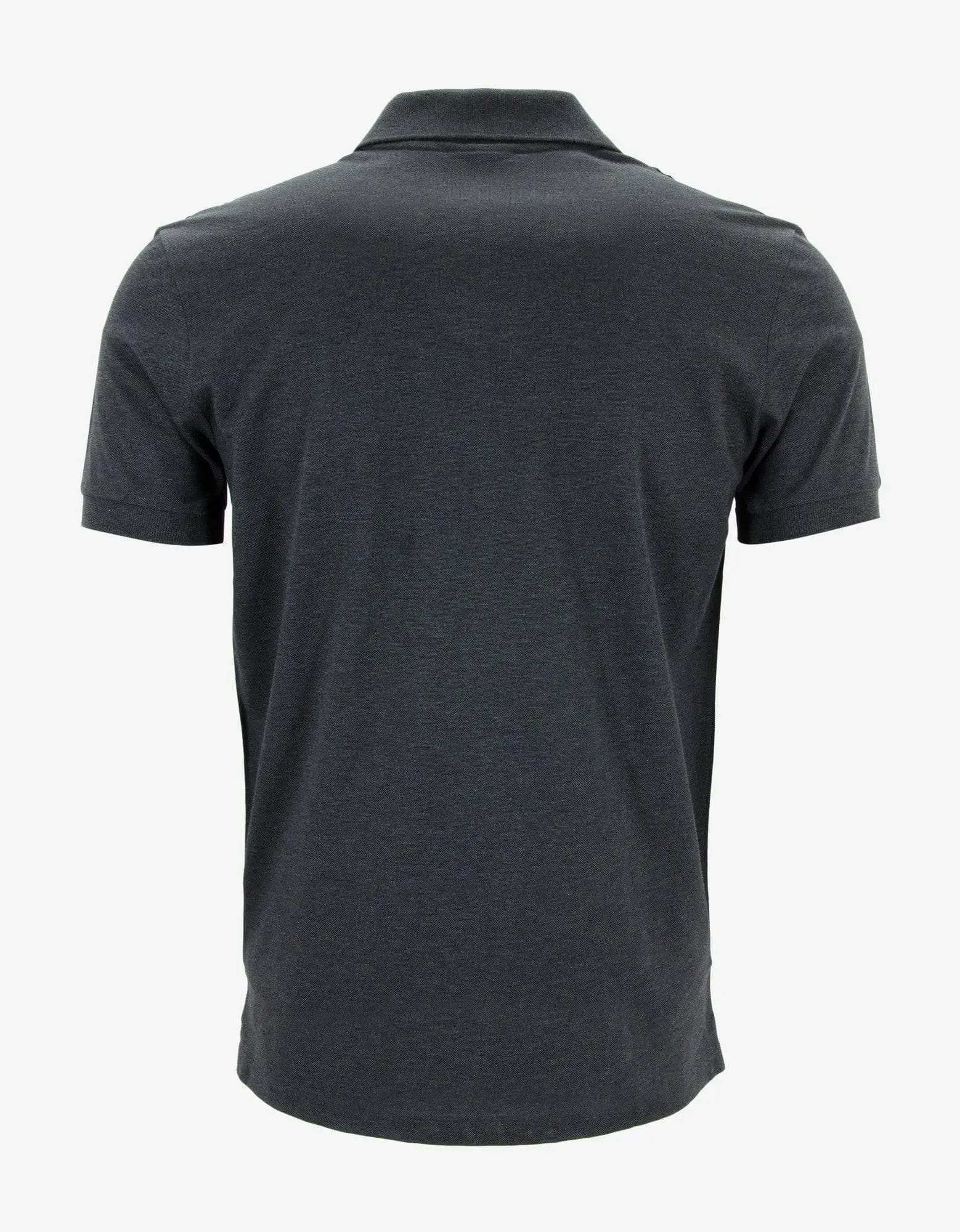 Lanvin Dark Grey Polo T-Shirt with Trainer Emblem