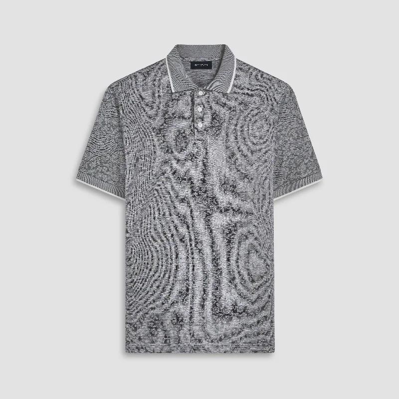 Floral Jacquard Polo