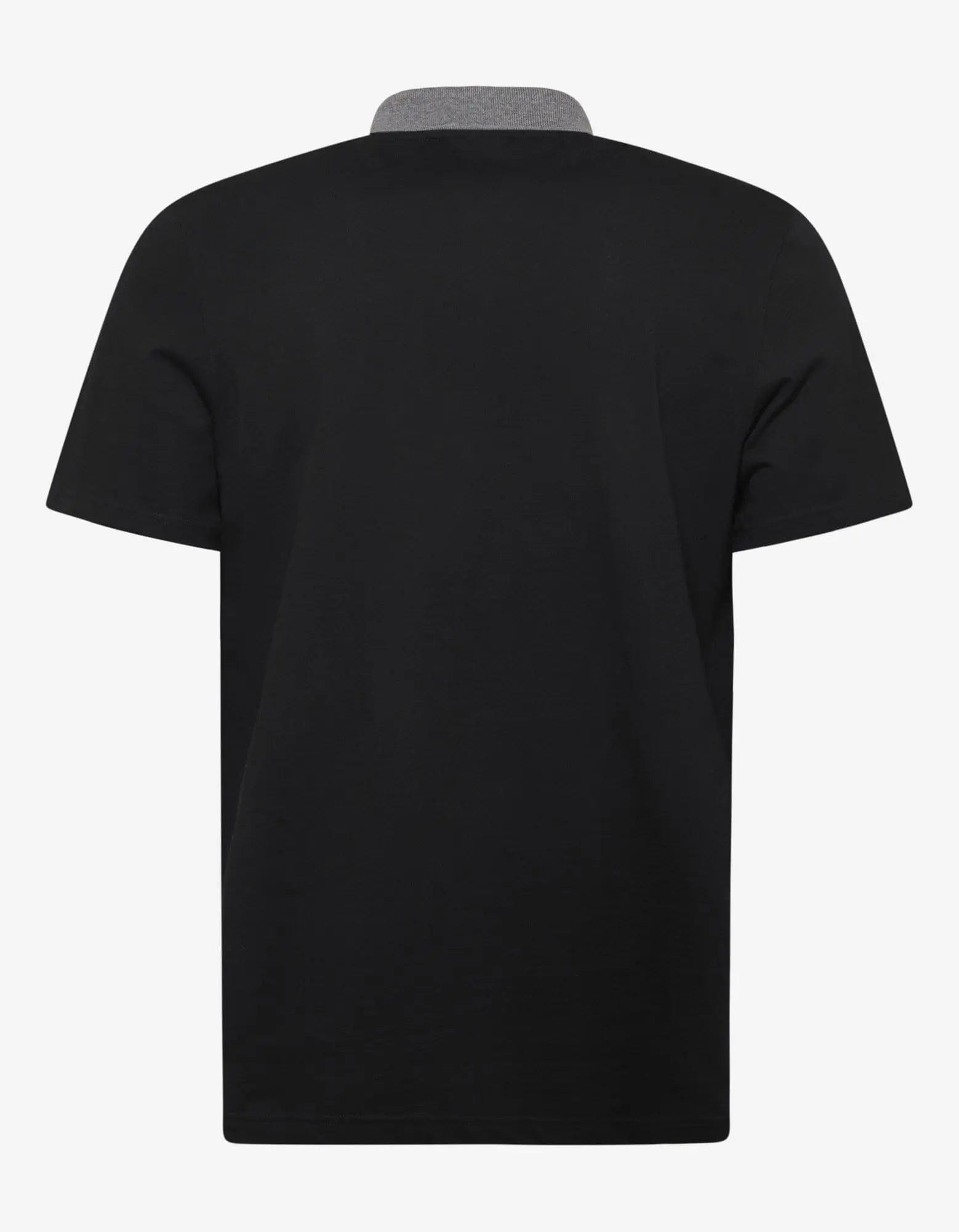 Lanvin Grey & Black Logo Embroidery Polo T-Shirt