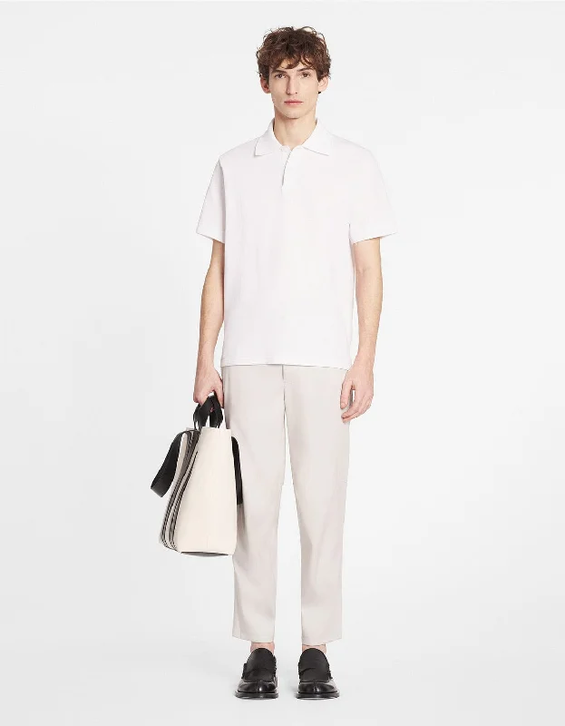 Lanvin White Classic Polo T-Shirt