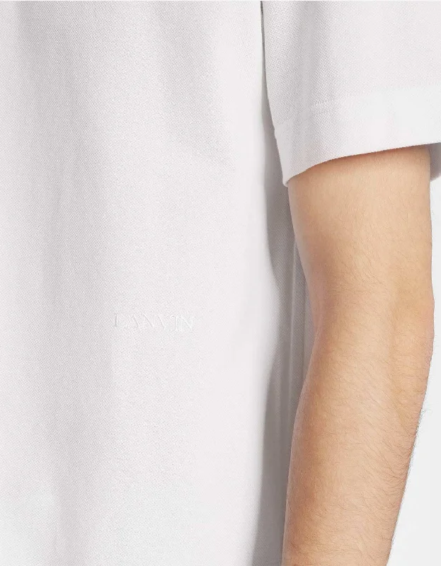 Lanvin White Classic Polo T-Shirt