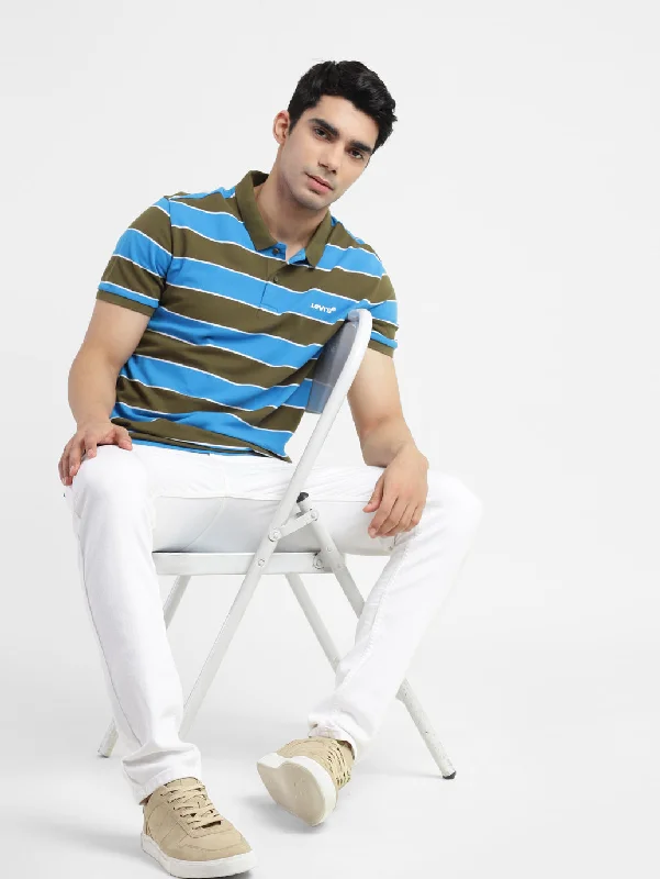 Men's Colorblock Polo T-shirt