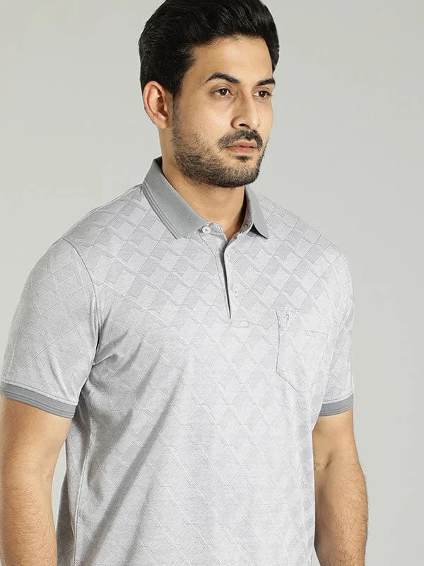 Men Printed Polo T-Shirt