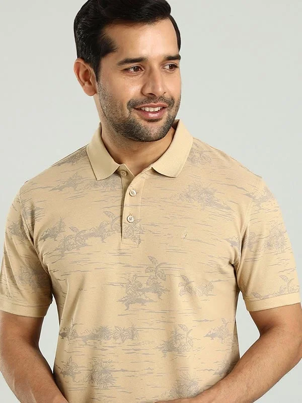 Men Printed Polo T-Shirt