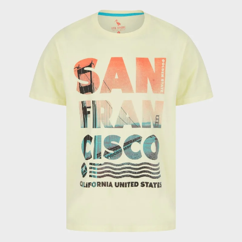 Men`s Yellow San Fran T-Shirt