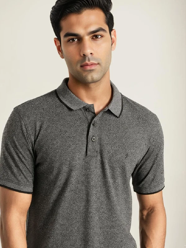 Men Solid Polo T-Shirt