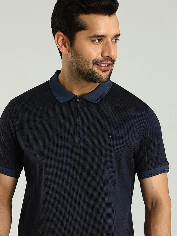 Men Solid Polo T-Shirt