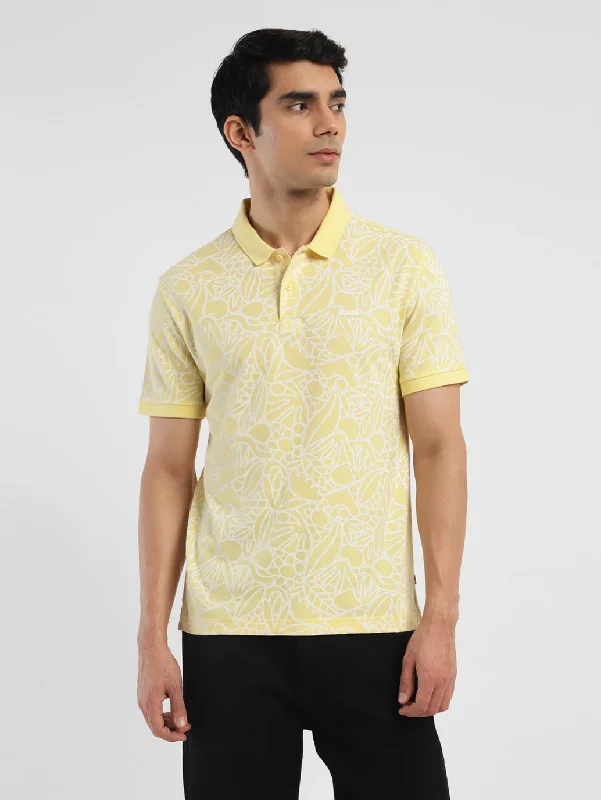 Men's Printed Polo T-shirt