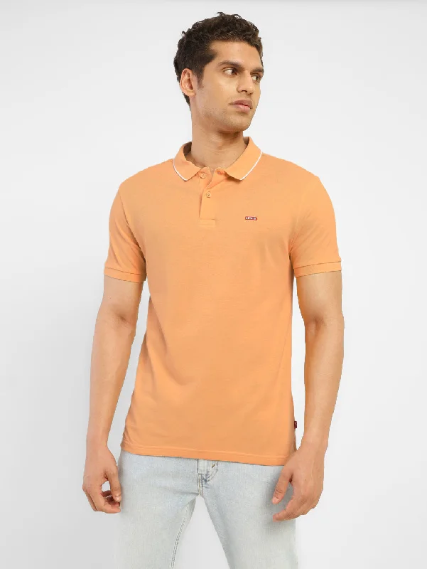 Men's Solid Polo T-shirt