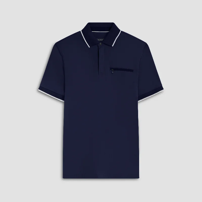 Quarter Zip Polo Shirt