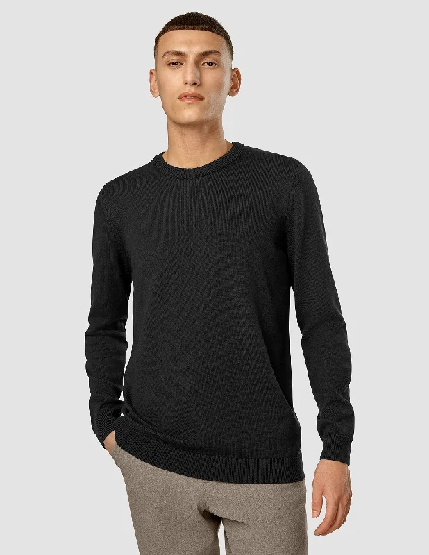 Everyday Knit Crewneck Black