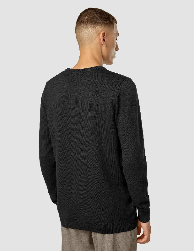 Everyday Knit Crewneck Black