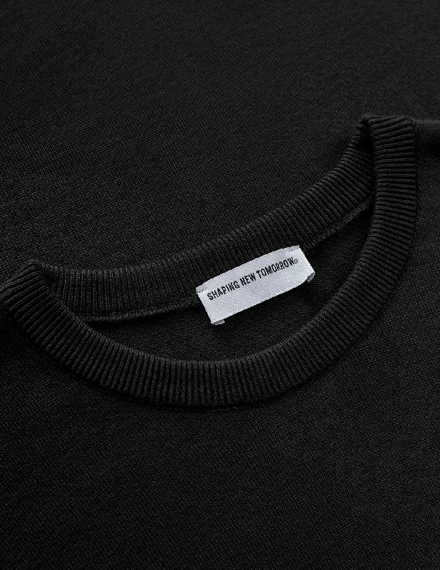 Everyday Knit Crewneck Black