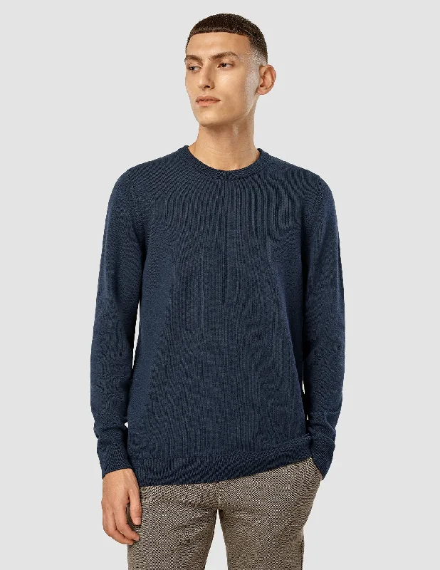 Everyday Knit Crewneck Navy