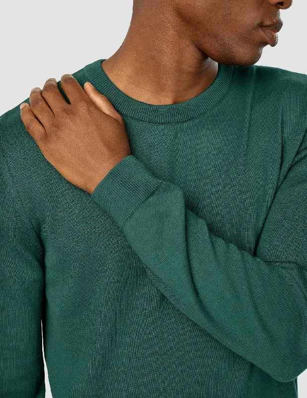 Everyday Knit Crewneck Shadow Green