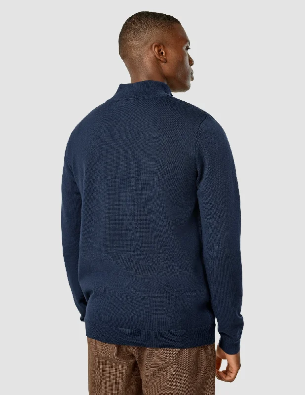 Everyday Knit Half-Zip Navy